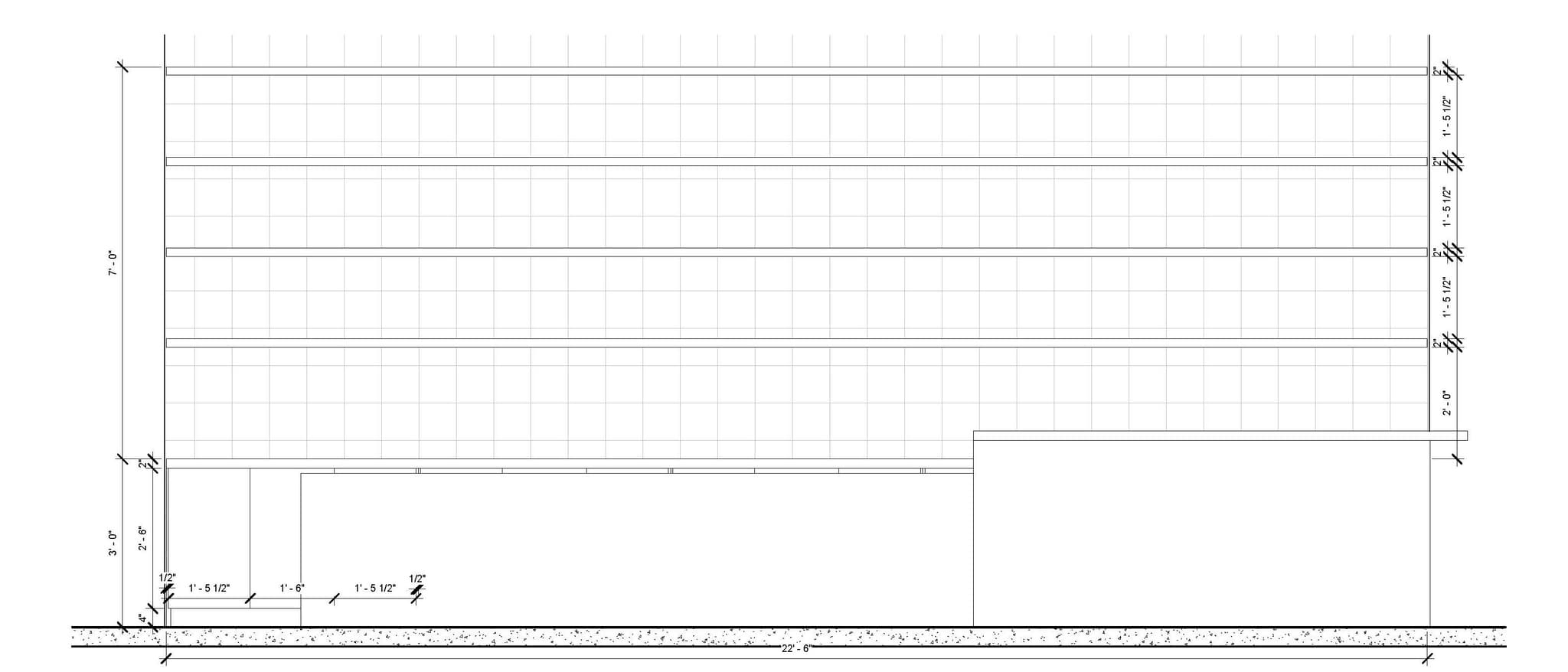 Bartable Elevation